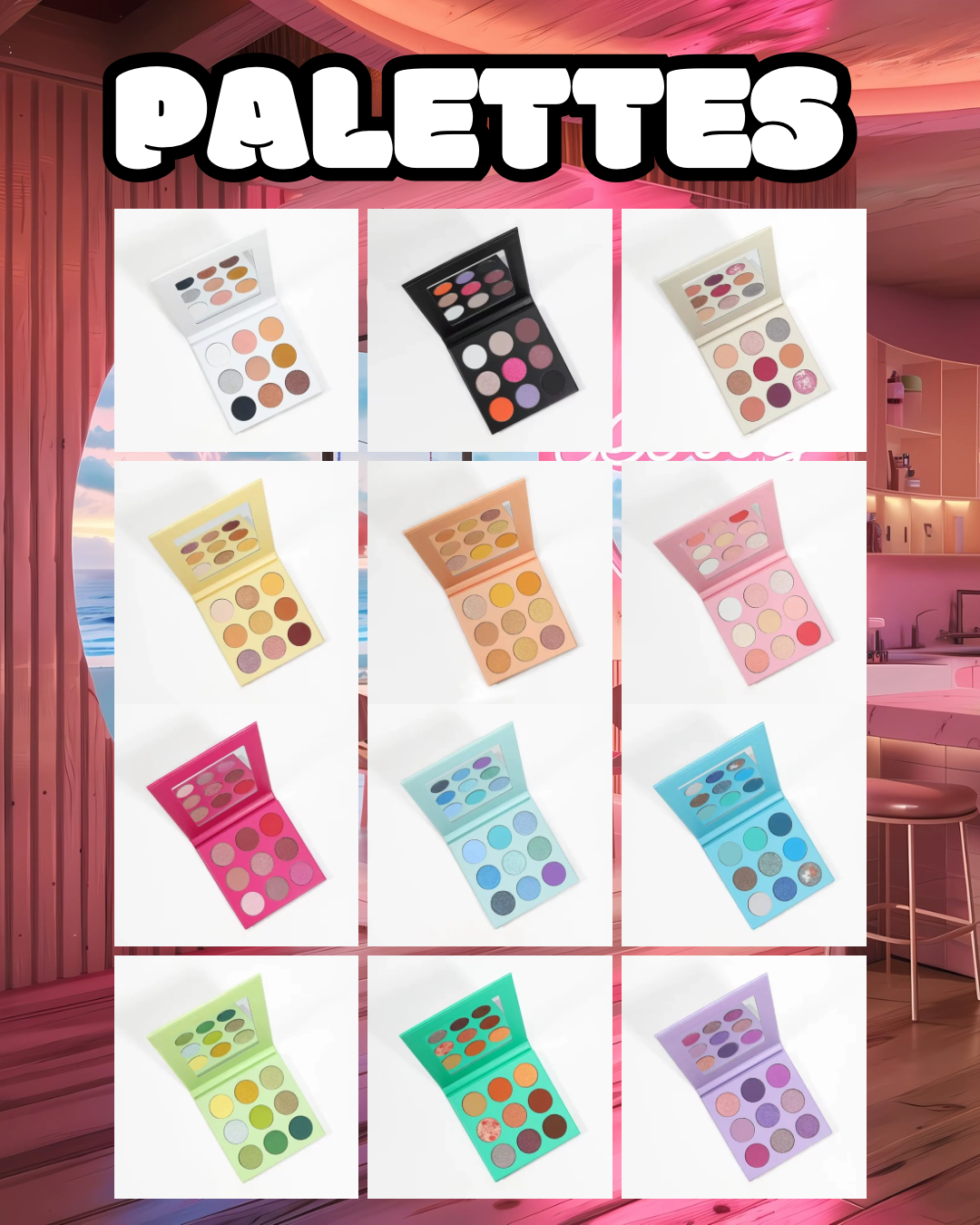 Custom 6 Color Palettes - Glam+Ntr