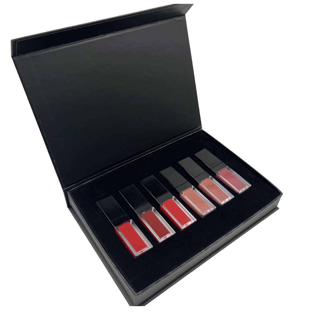 Prefilled Lip Gloss Lipstick Tubes Sample Gift Set - Glam+Ntr