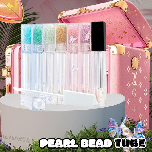 Prefilled Lip Gloss Lipstick Tubes Pearl Bead - Glam+Ntr