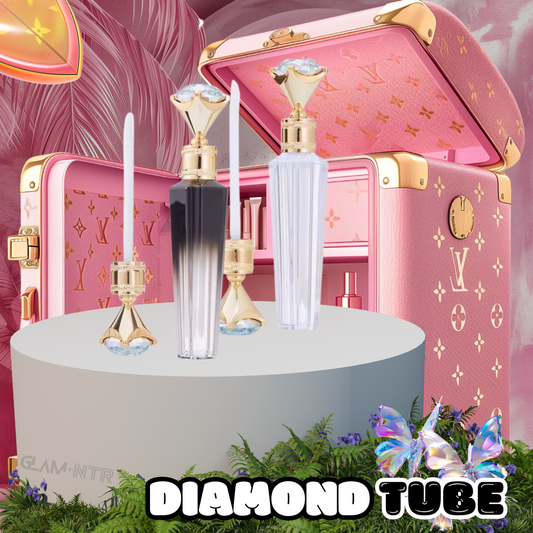 Prefilled Lip Gloss Lipstick Tubes Diamond - Glam+Ntr