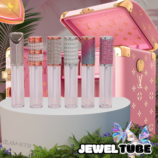 Prefilled Lip Gloss Lipstick Tubes Jewel - Glam+Ntr