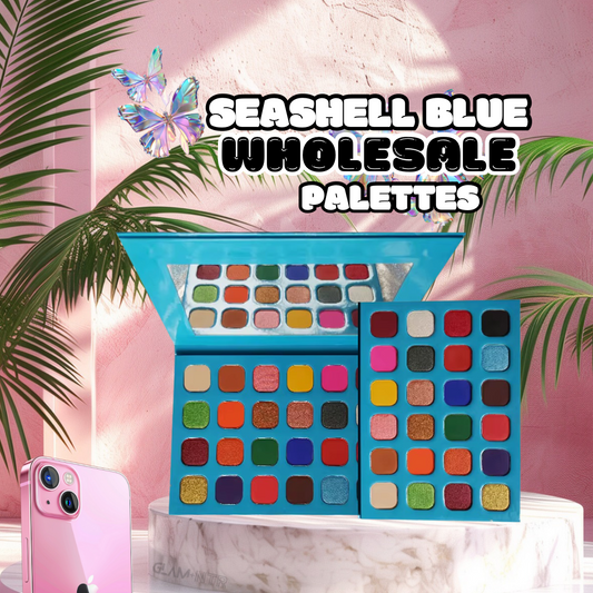 Blue Seashell Palette - Glam+Ntr