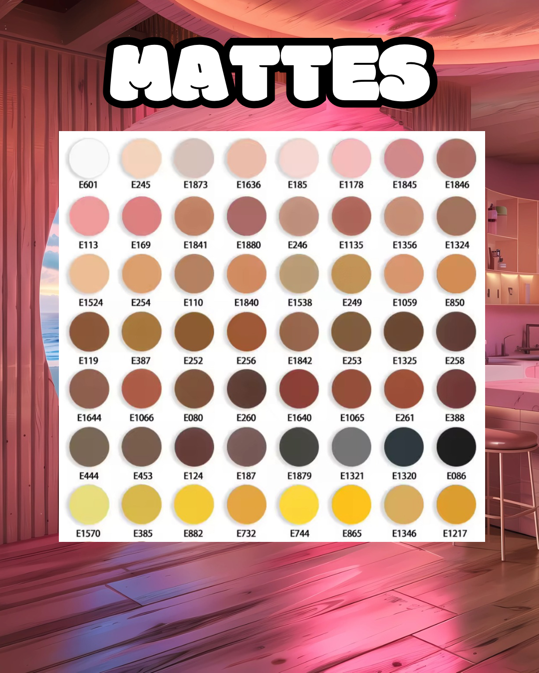 Custom 6 Color Palettes - Glam+Ntr