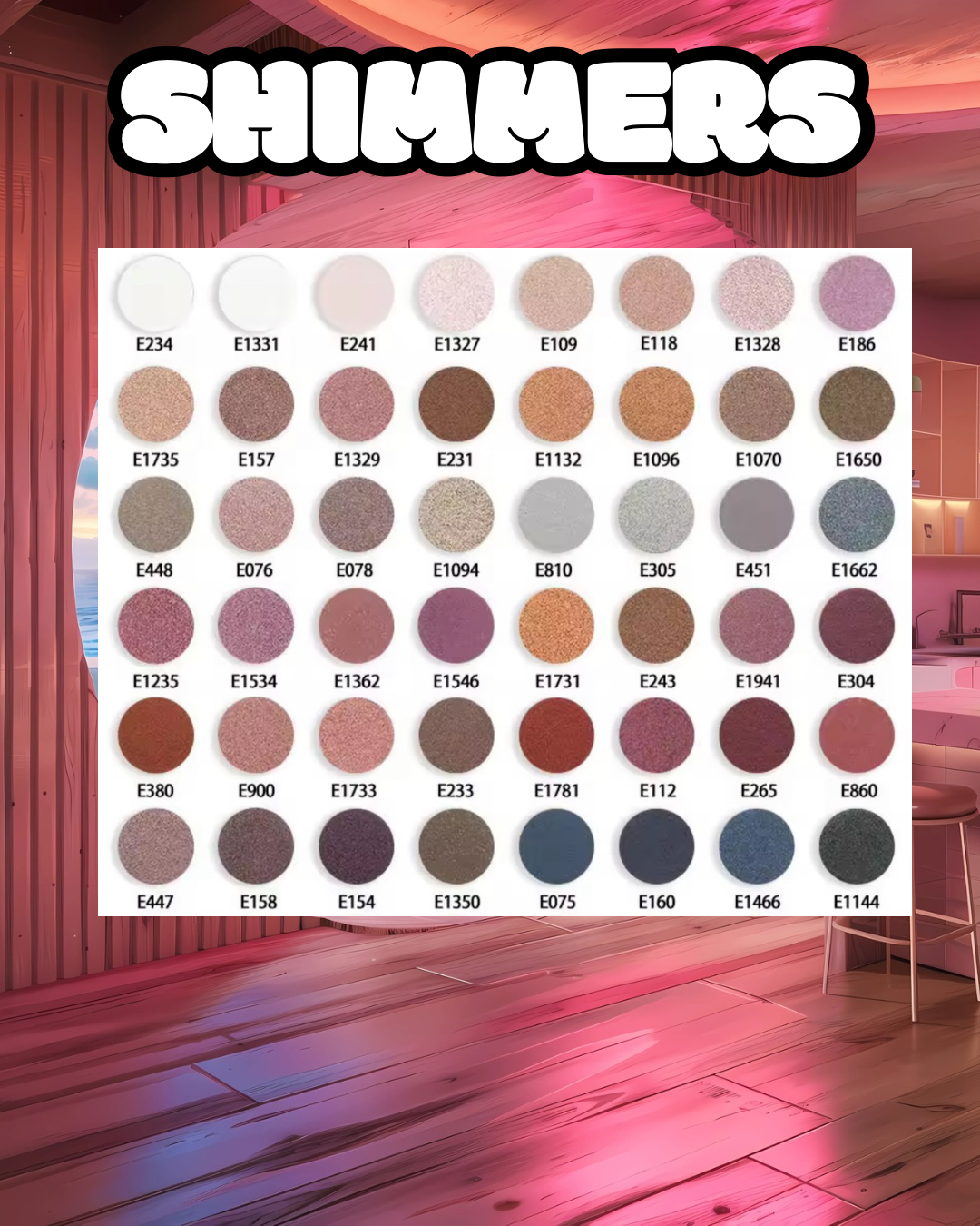 Custom 6 Color Palettes - Glam+Ntr