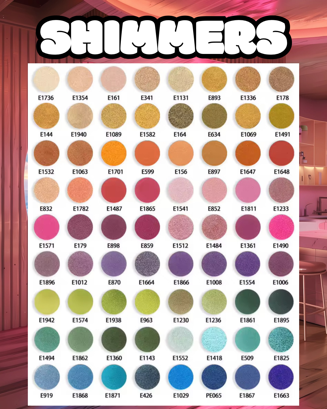 Custom 6 Color Palettes - Glam+Ntr