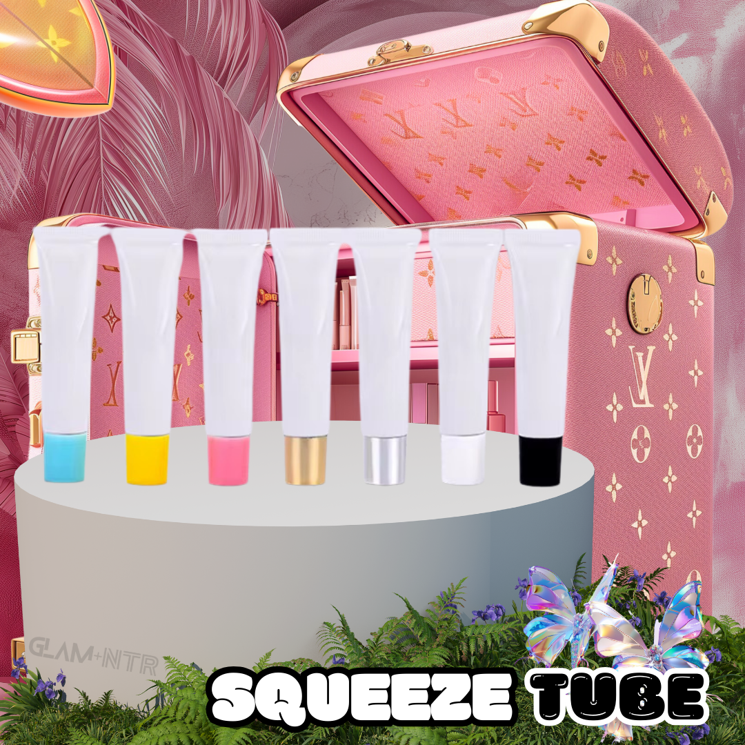 Prefilled Lip Gloss Tubes Squeeze - Glam+Ntr